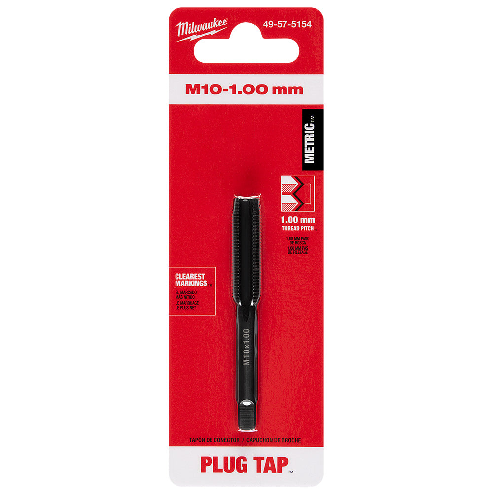 M10-1.00 mm Straight Flute Plug Tap