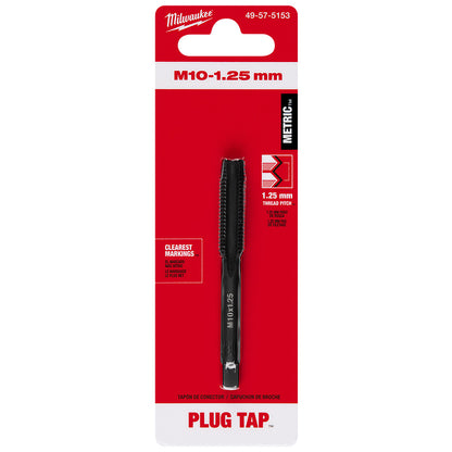 M10-1.25 mm Straight Flute Plug Tap