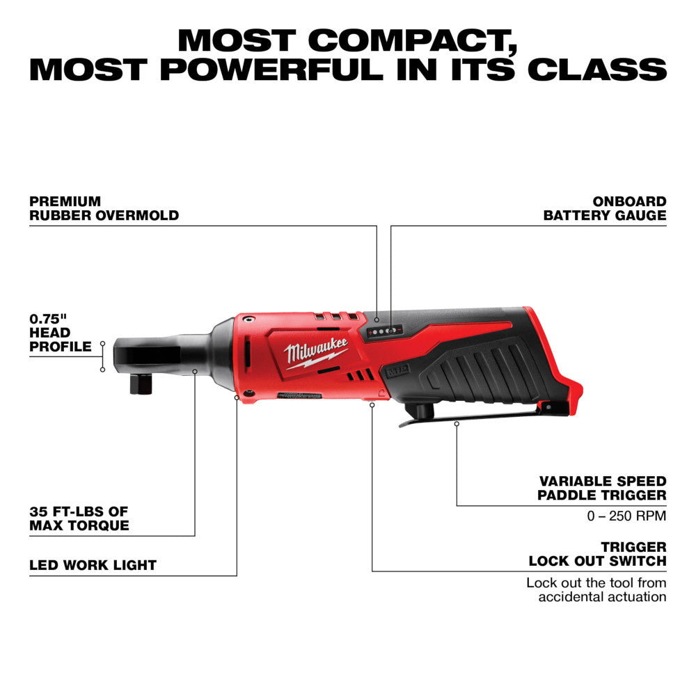 M12™ Cordless 3/8 in. Ratchet