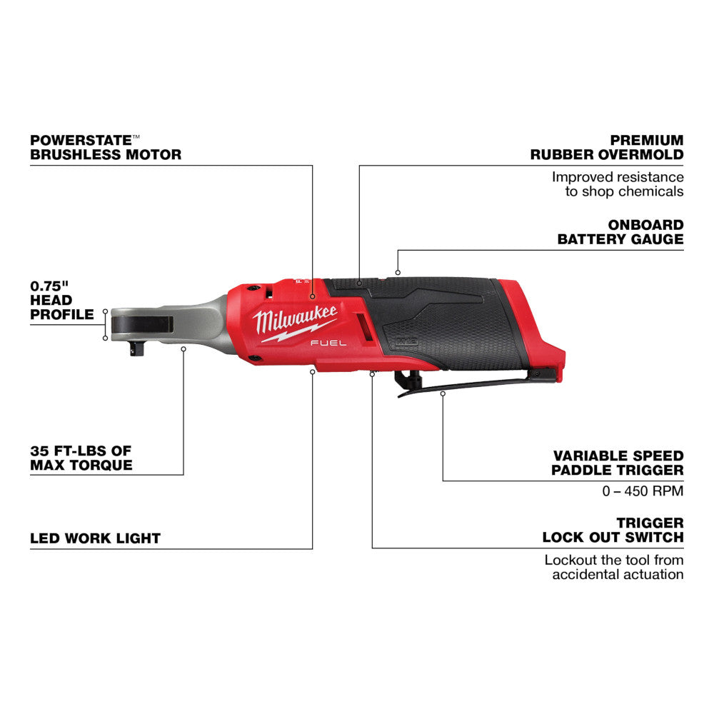 M12 FUEL™ 1/4" High Speed Ratchet