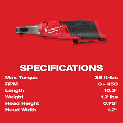 M12 FUEL™ 1/4" High Speed Ratchet