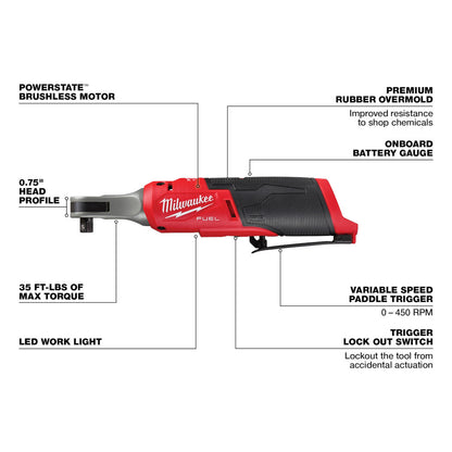 M12 FUEL™ 3/8" High Speed Ratchet