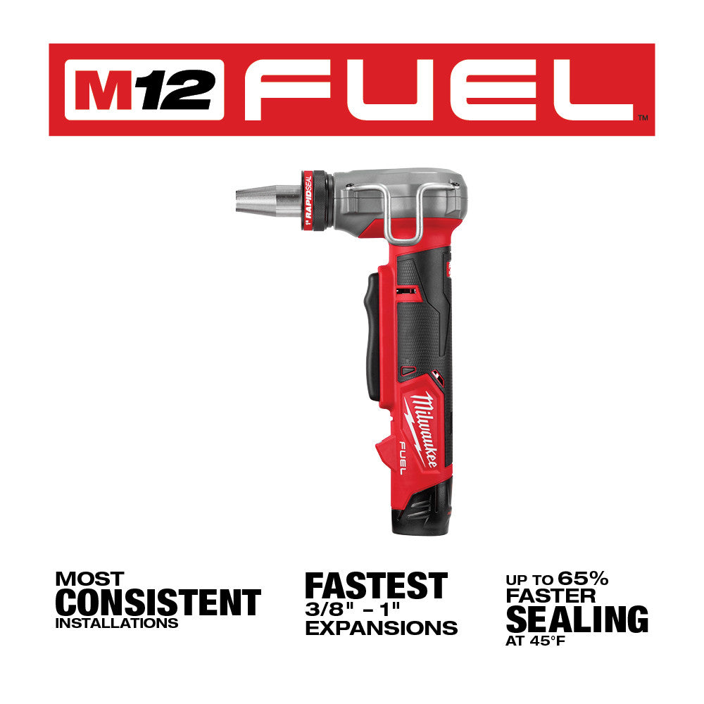 M12 FUEL™ ProPEX® Expander Kit w/ 1/2"-1" RAPID SEAL™  ProPEX® Expander Heads