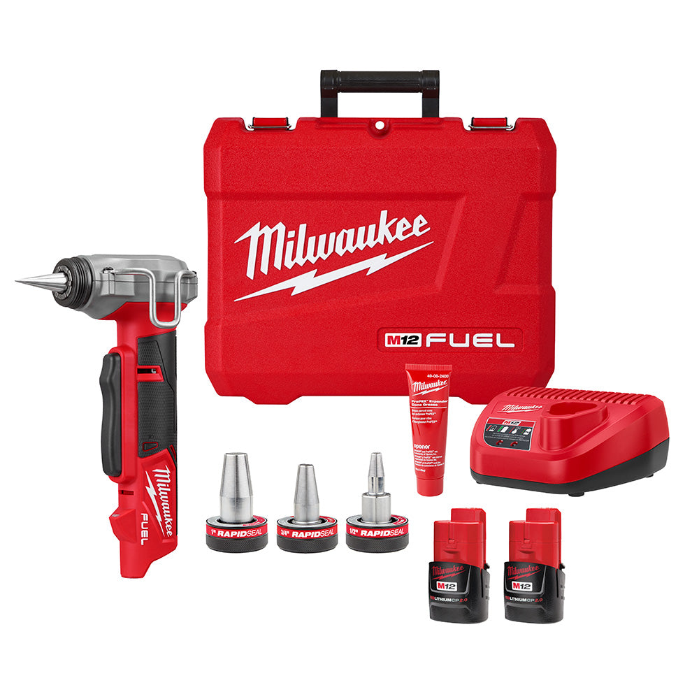 M12 FUEL™ ProPEX® Expander Kit w/ 1/2"-1" RAPID SEAL™  ProPEX® Expander Heads