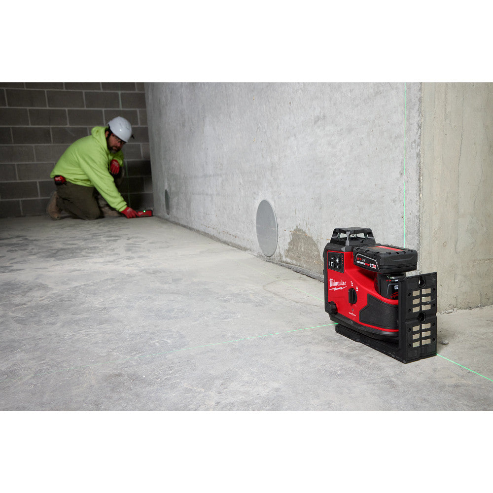 M12™ Green 360° 3-Plane Laser w/Automatic Alignment & Receiver