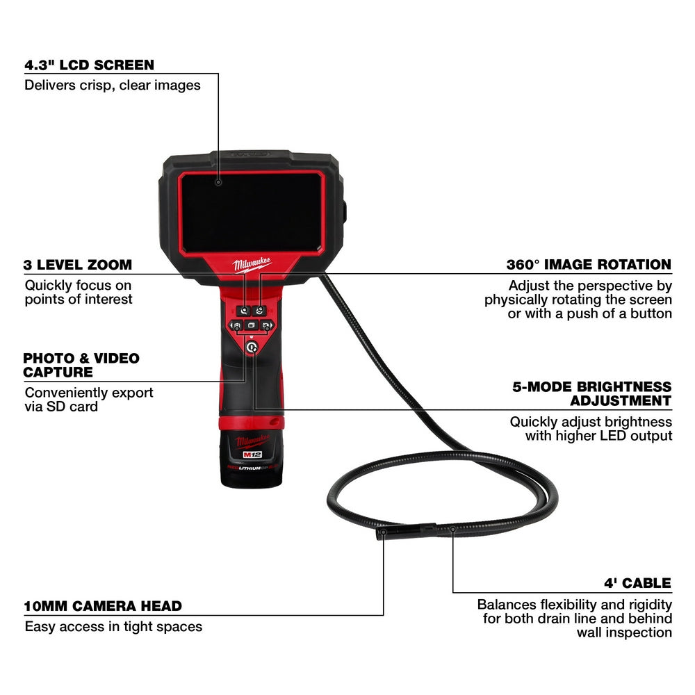 M12™ M-Spector™ 360 4' Inspection Camera