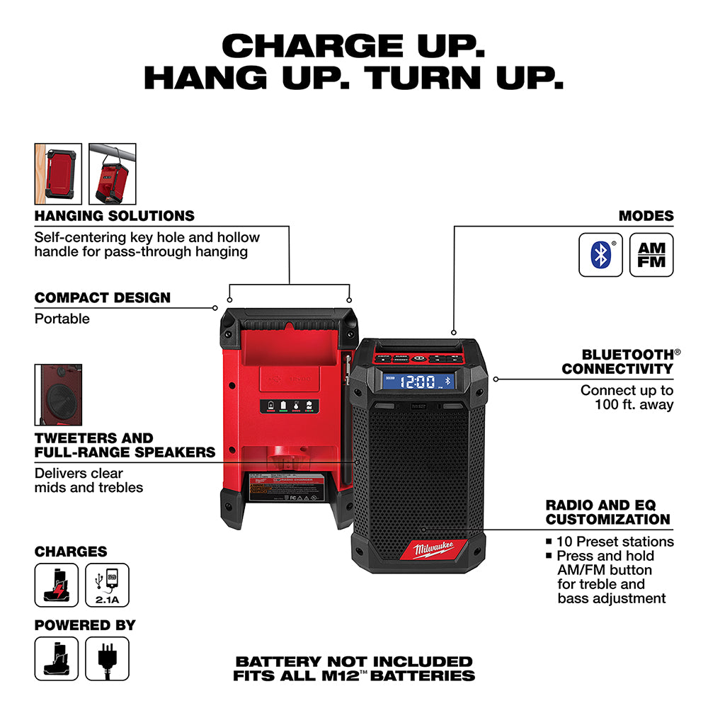 M12™ Radio + Charger