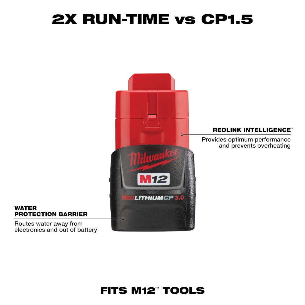 M12™ REDLITHIUM™ 3.0Ah Compact Battery Pack