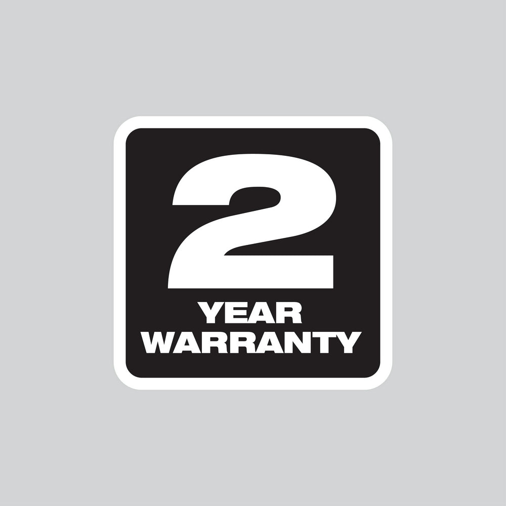 2 Year Warranty