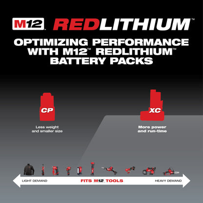 M12™ REDLITHIUM™ XC 3.0Ah Battery (2 Piece)