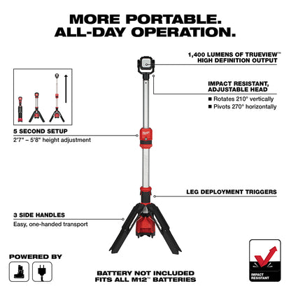 M12™ ROCKET™ Dual Power Tower Light