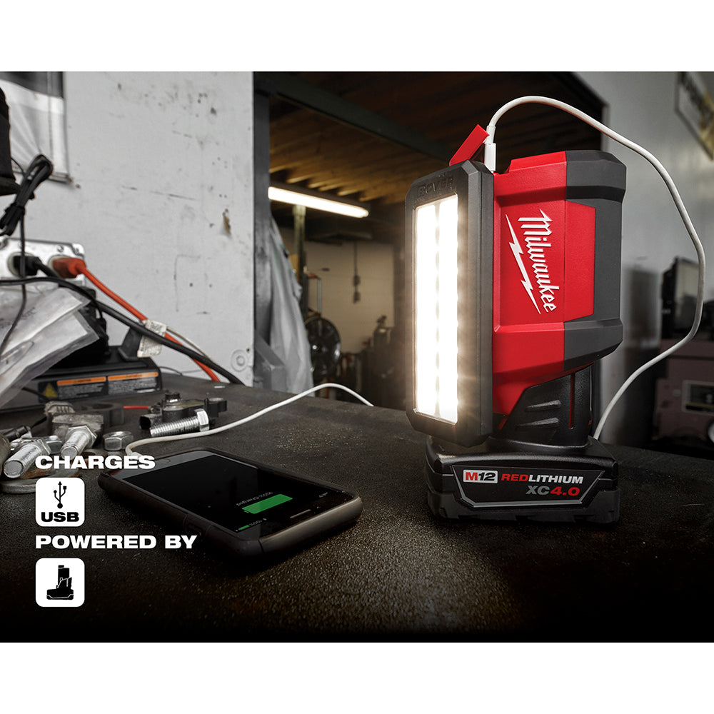 M12™ ROVER™ Service and Repair Flood Light w/ USB Charging