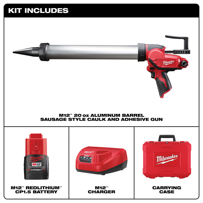 M12™ Sausage Caulk Gun Kit