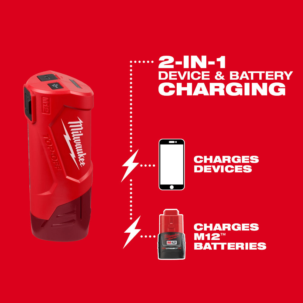 M12™ TOP-OFF™ Power Supply and Charger