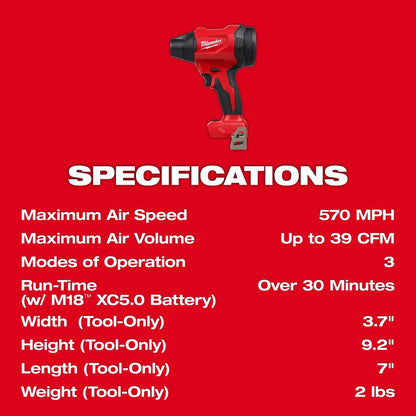 M18™ Brushless Precision Blower