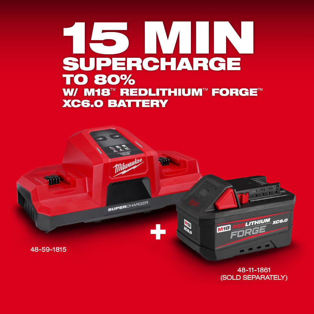 M18™ Dual Bay Simultaneous Super Charger