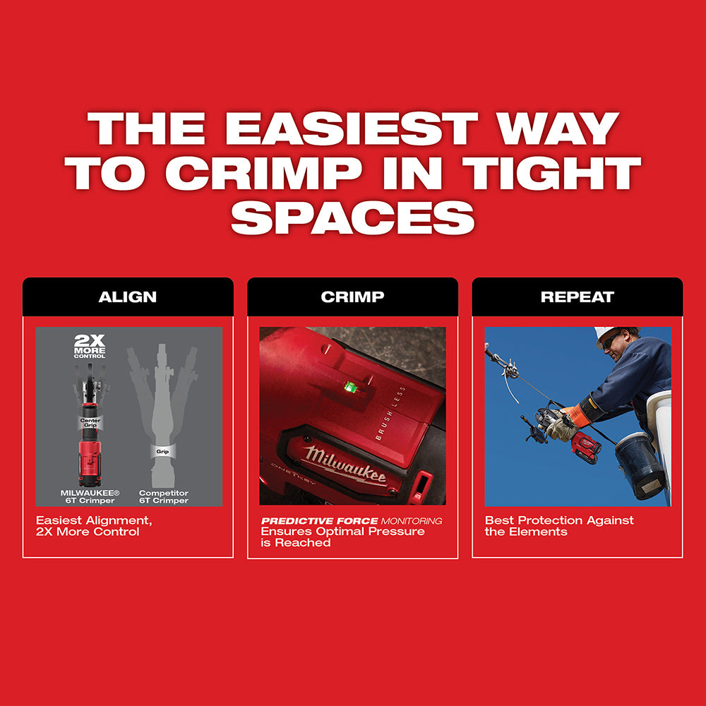 M18™ FORCE LOGIC™ 6T Utility Crimper