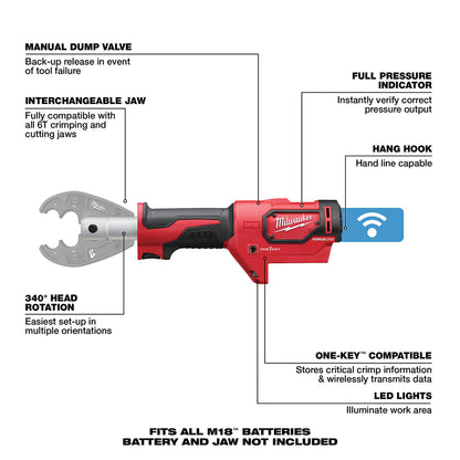 M18™ FORCE LOGIC™ 6T Utility Crimper