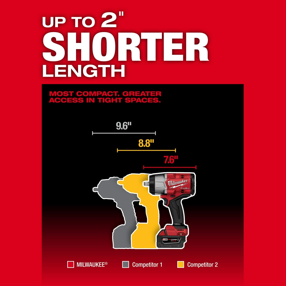 M18 FUEL™ 1/2" High Torque Impact Wrench w/ Friction Ring Kit