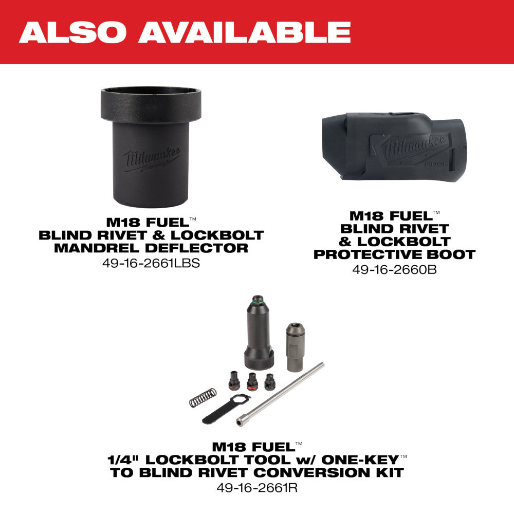 M18 FUEL™ 1/4" Lockbolt Tool w/ ONE-KEY™