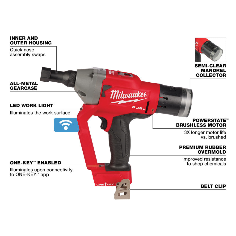 M18 FUEL™ 1/4" Lockbolt Tool w/ ONE-KEY™