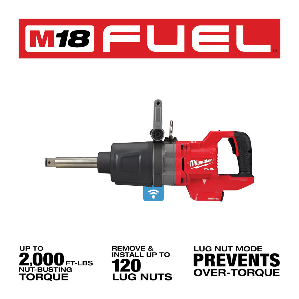 M18 FUEL™ 1 in. D-Handle Ext Anvil High Torque Impact Wrench w/ ONE-KEY™