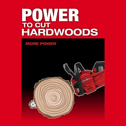 Power to cut hardwoods