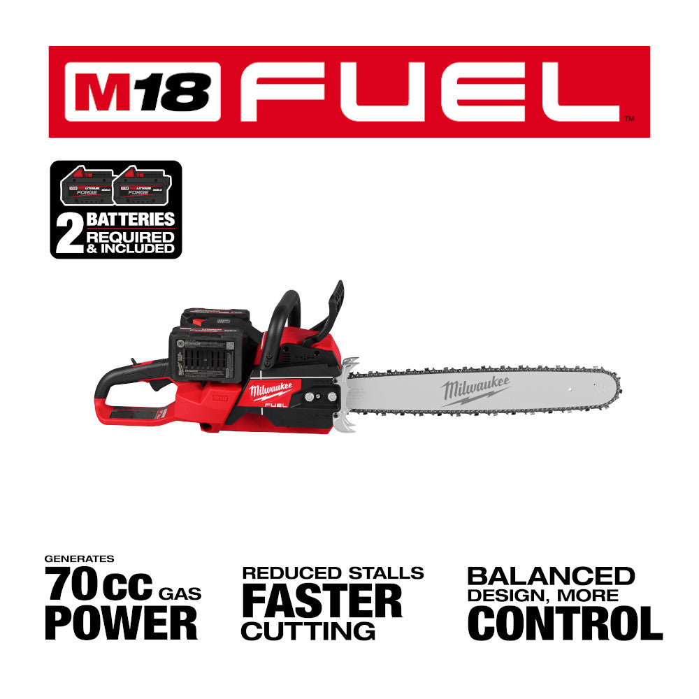 M18 FUEL™ 20" Dual Battery Chainsaw Kit