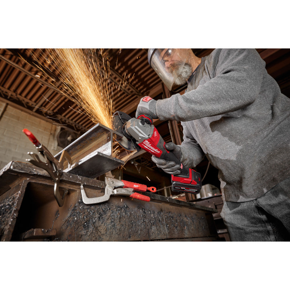 M18 FUEL™ 4-1/2"-6" Braking Grinder, Slide Switch