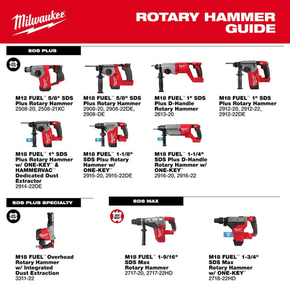 M18 FUEL™ 5/8" SDS Plus Rotary Hammer