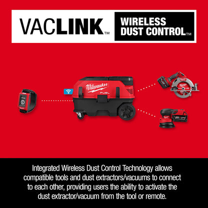 M18 FUEL™ 9 Gallon Dual Battery Dust Extractor w/ PACKOUT™ Compatibility and VACLINK™