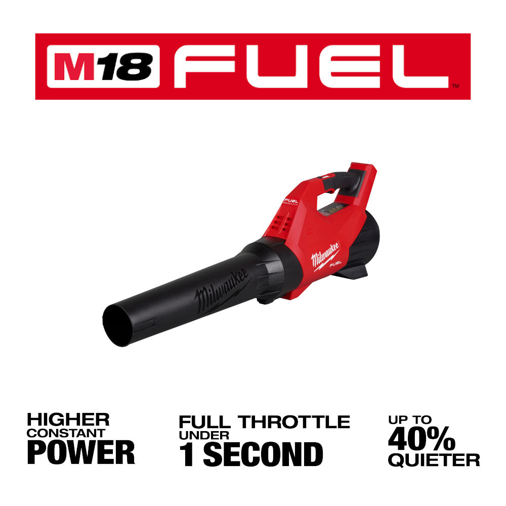 M18 FUEL™ Blower with branding and features on a white background