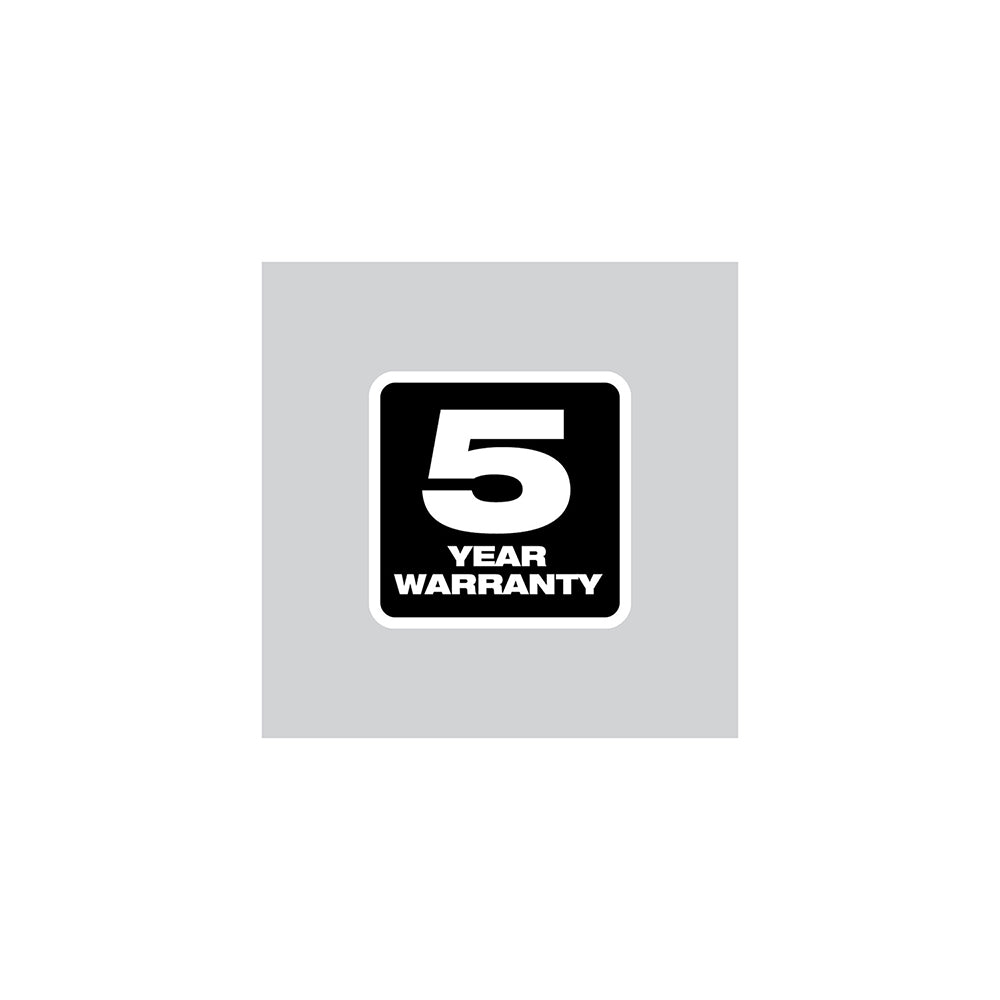 5 Year Warranty