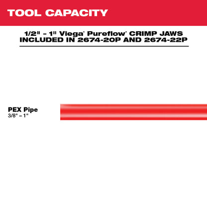 M18™ Short Throw Press Tool Kit w/ Viega PureFlow™ Jaws