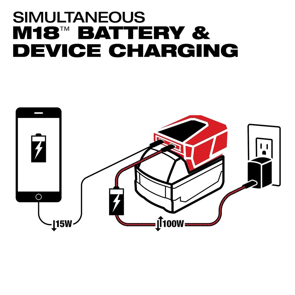 M18™ TOP-OFF™ Charger & Power Supply