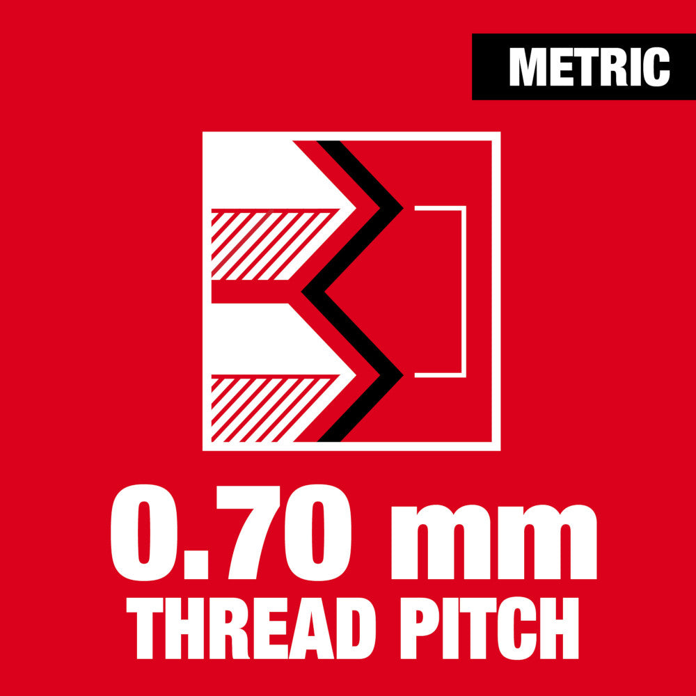 M4-0.70 mm Straight Flute Plug Tap