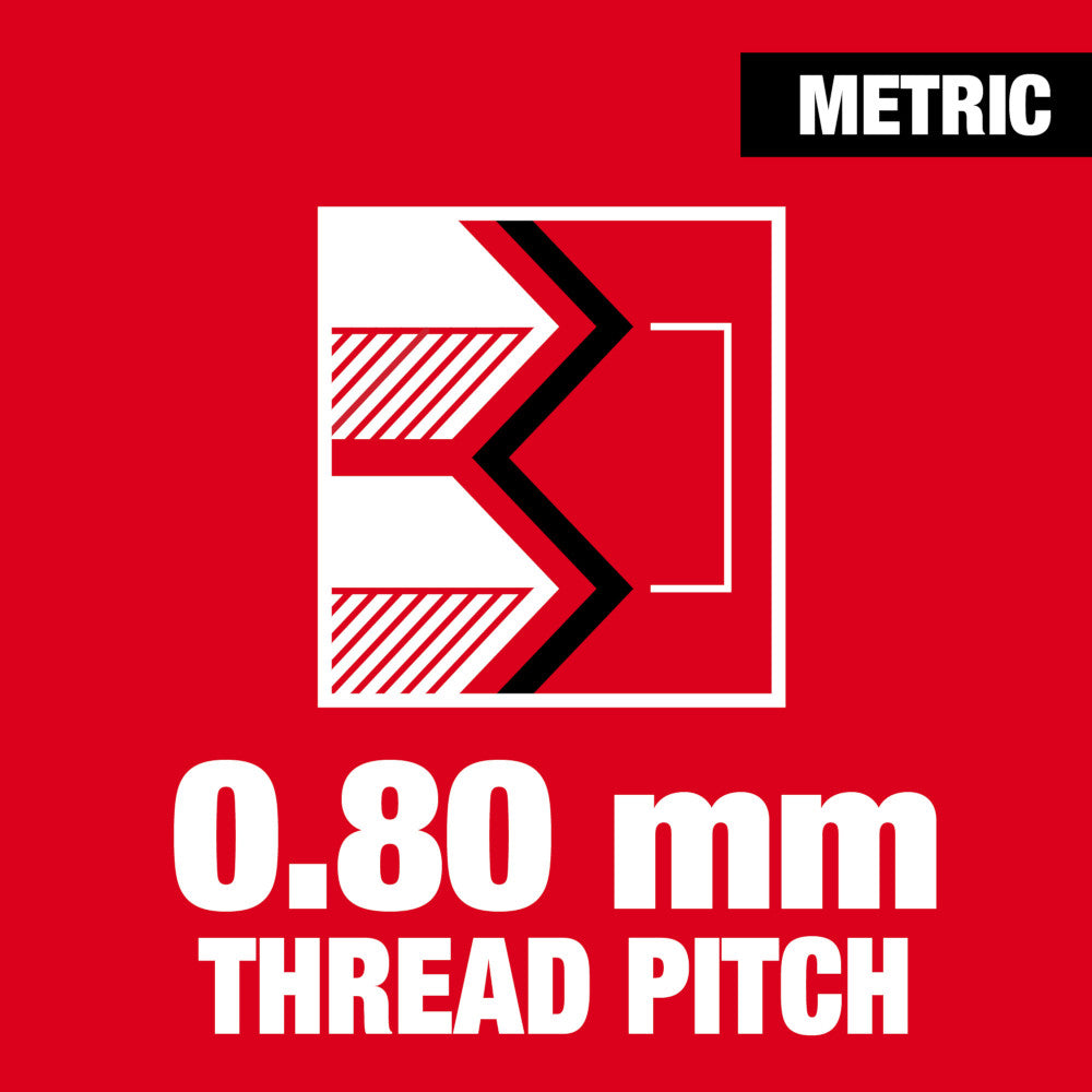 M5-0.80 mm Straight Flute Plug Tap
