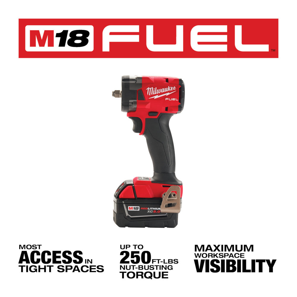 M18 FUEL™ 3/8" Compact Impact Wrench w/ Friction Ring Kit