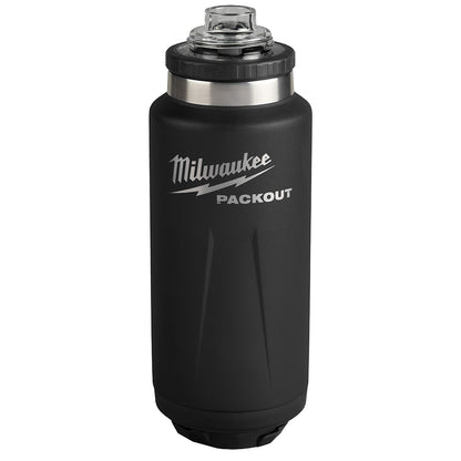 PACKOUT™ 36oz Insulated Bottle with Chug Lid - Black