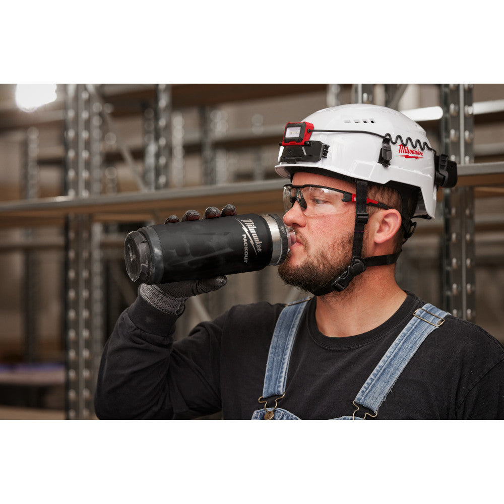 PACKOUT™ 36oz Insulated Bottle with Chug Lid - Black