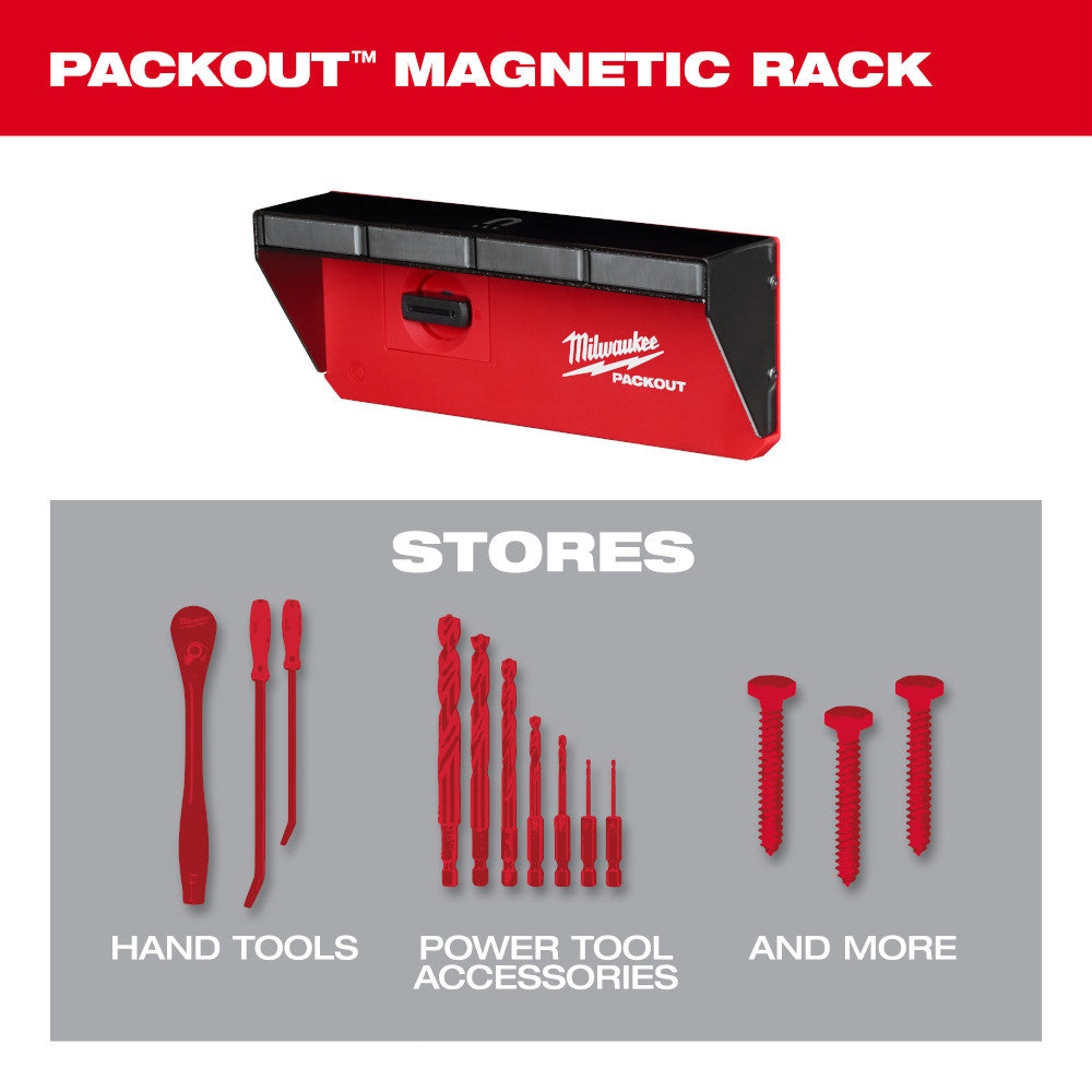 PACKOUT™ Magnetic Rack for storing Hand Tools, Power Tool Accessories and More