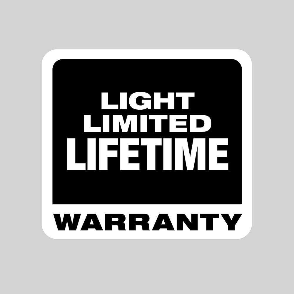 Light - Limited Lifetime Warranty