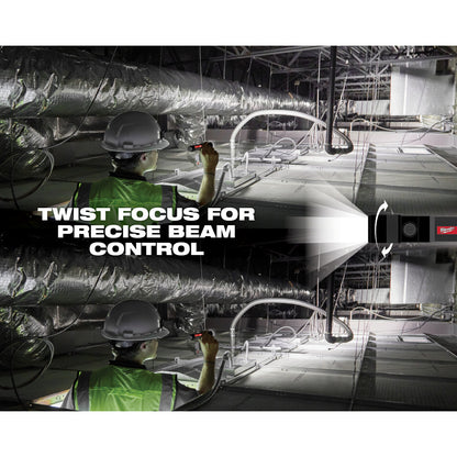 REDLITHIUM™ USB 1100L Twist Focus Flashlight