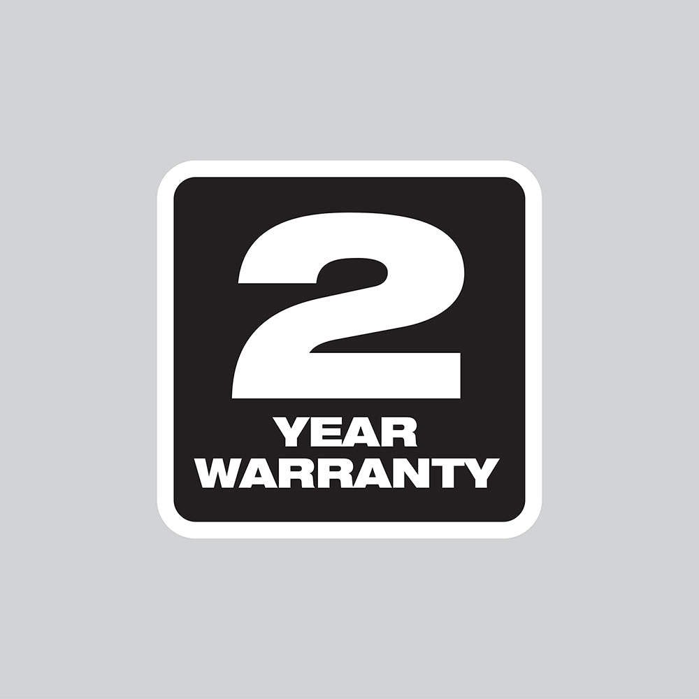 2 Year Warranty