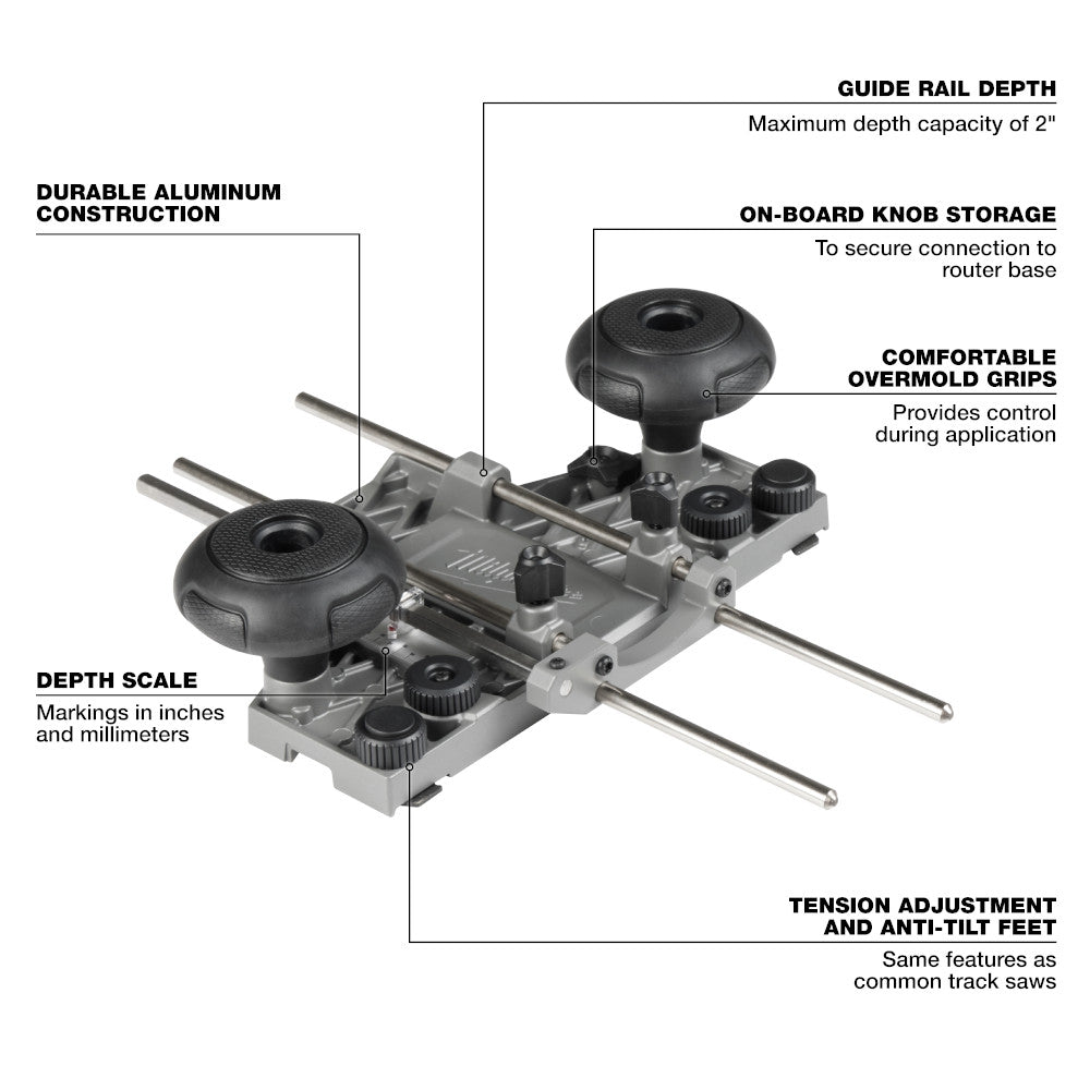 Router Guide Rail Adapter