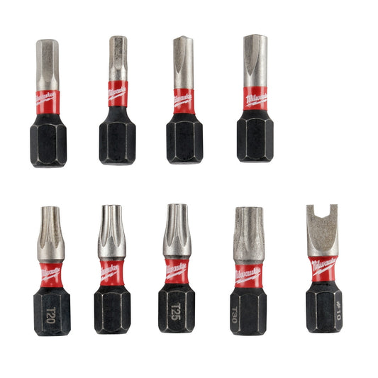 SHOCKWAVE™ 1" Impact Duty Security Insert Bit Set - 9PC