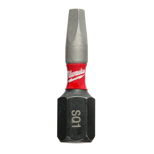 SHOCKWAVE™ 1" Impact Duty Square Recess #1 Insert Bits (2 PK)