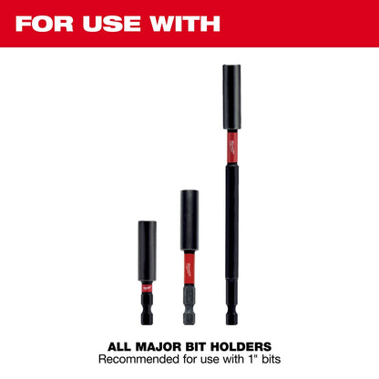 For use with all major bit holders - recommended for use with 1" bits
