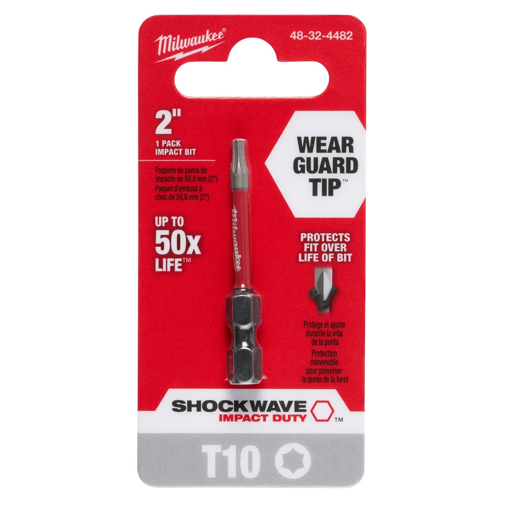SHOCKWAVE™ 2" Impact Duty TORX® T10 Power Bit