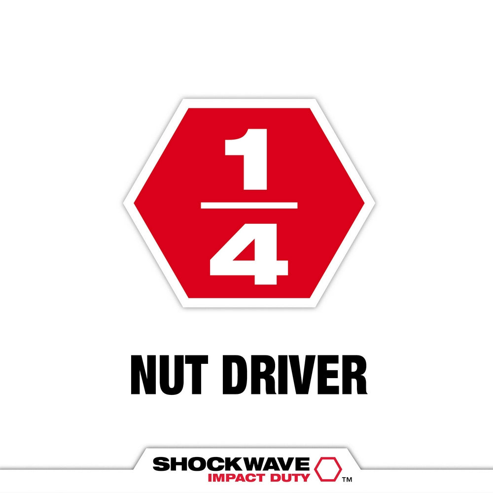 SHOCKWAVE™ Impact Duty 1/4" x 6" Magnetic Nut Driver